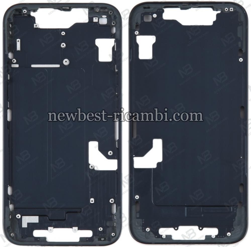 iPhone 14 Middle Frame + Side Key Black