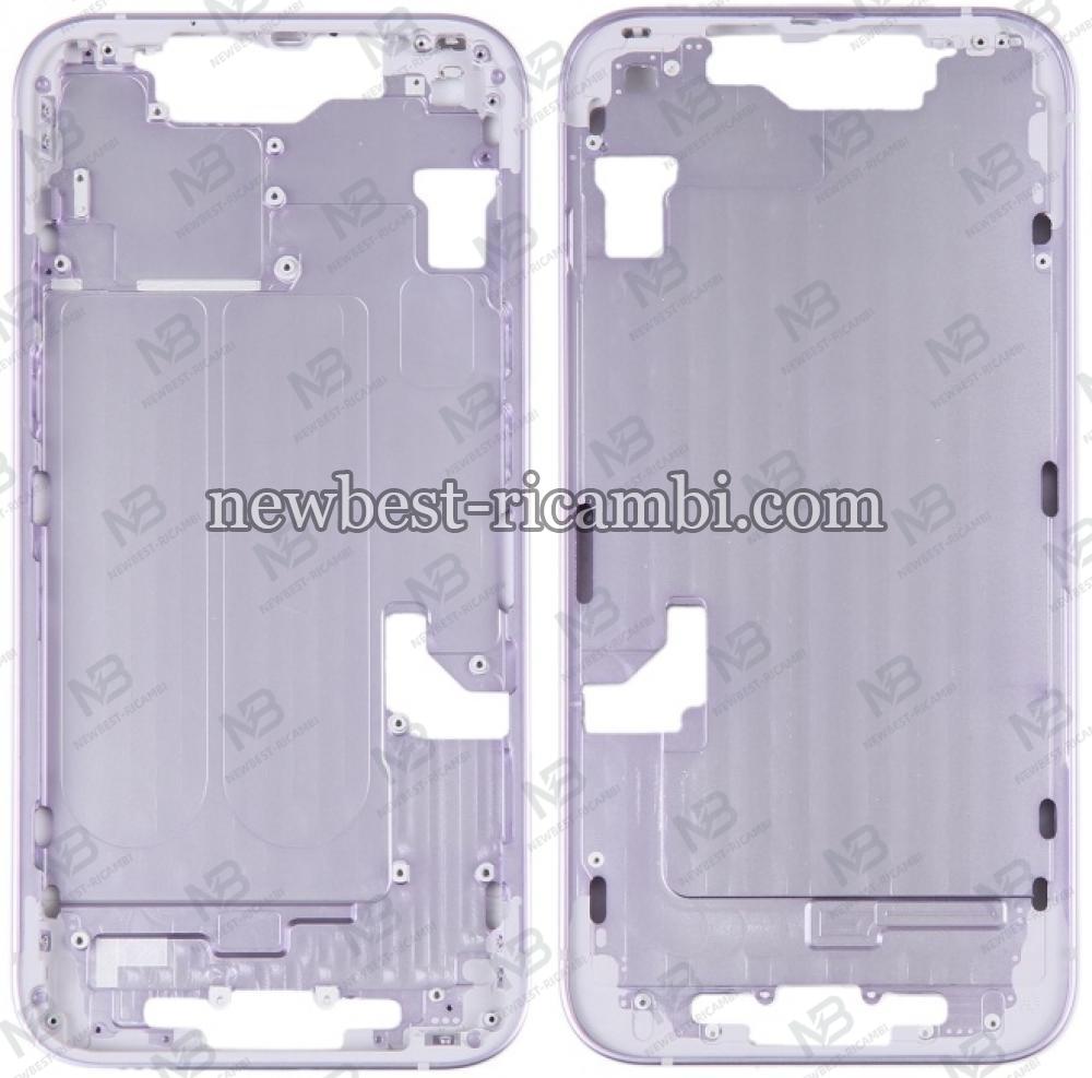 iPhone 14 Middle Frame + Side Key Purple 