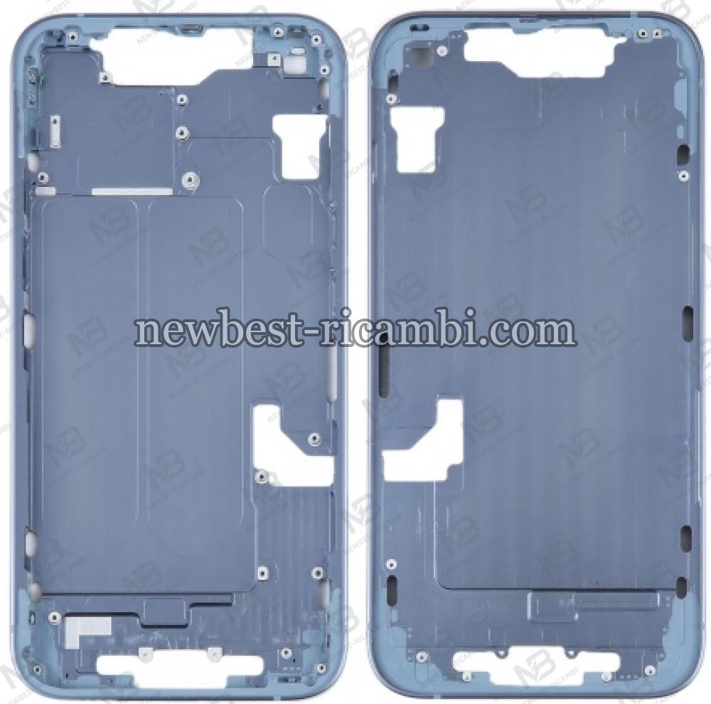 iPhone 14 Middle Frame + Side Key Blue