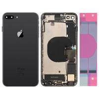 iphone 8 plus back cover with frame full accessories black OEM