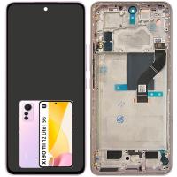 Xiaomi Mi 12 Lite 5G Touch+Lcd+Frame Pink