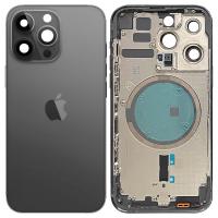 iPhone 14 Pro Back Cover + Frame Black