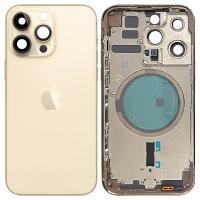 iPhone 14 Pro Back Cover + Frame Gold