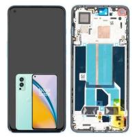 One Plus Nord 2 5G Touch + Lcd + Frame Blue Service Pack