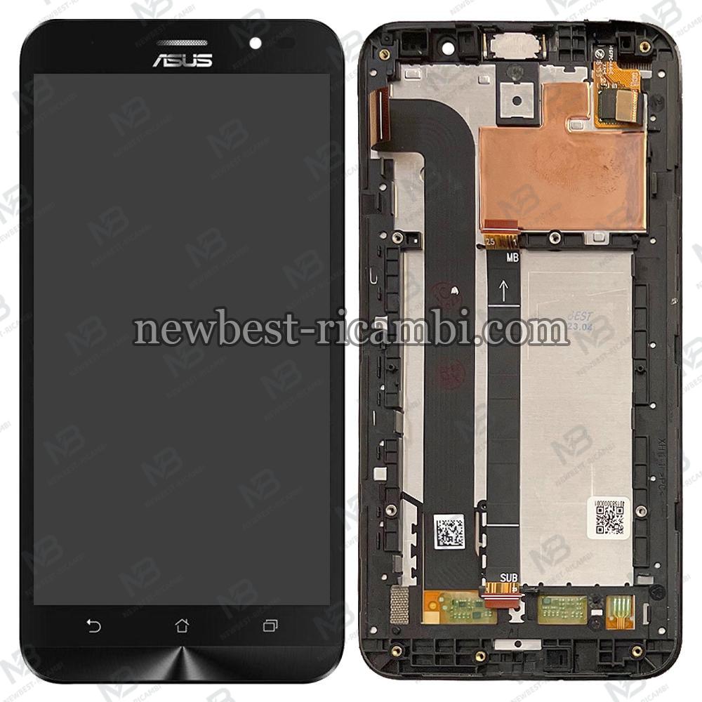 asus zenfone go 5.5" zb552kl x007d touch+lcd+frame black