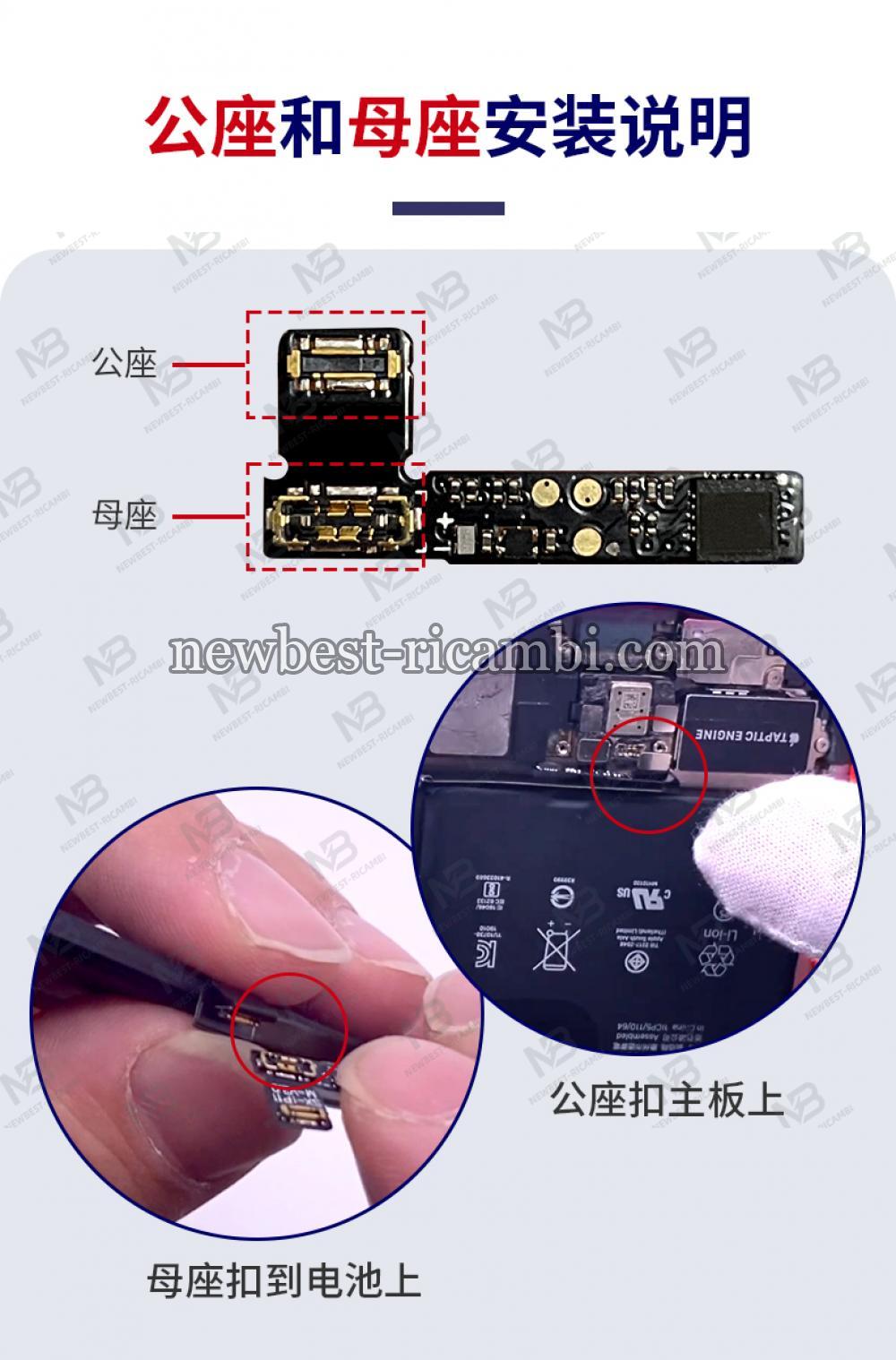 IFIXIT Tag-on Battery Repair Flex Cable for iPhone 13 Mini 2406MAH Quality