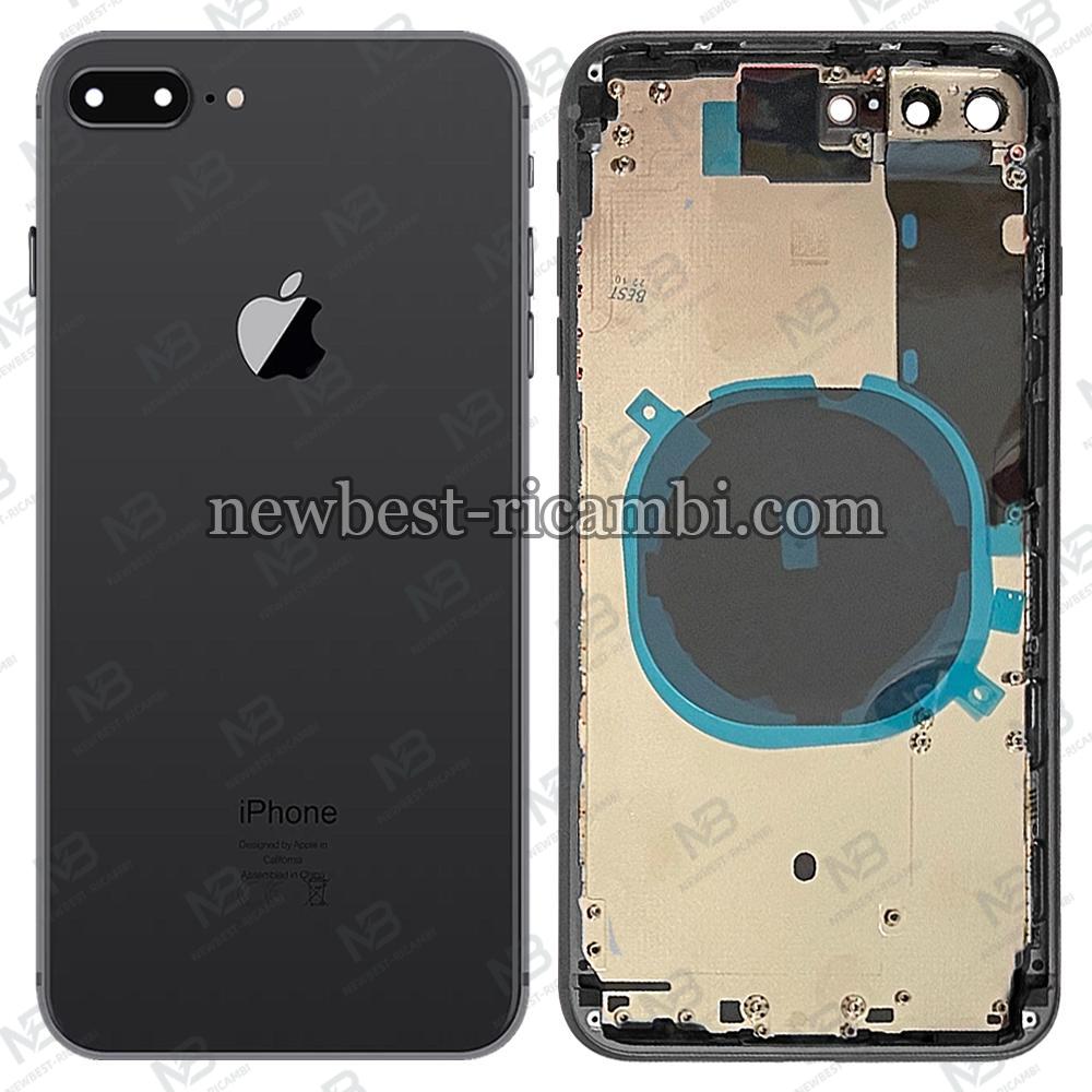 iphone 8 plus back cover with frame black original