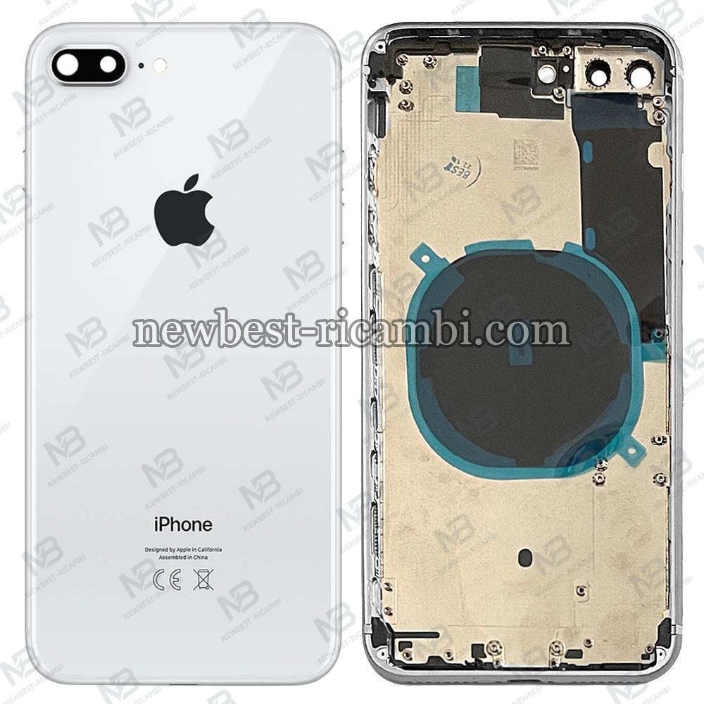 iphone 8 plus back cover with frame white OEM