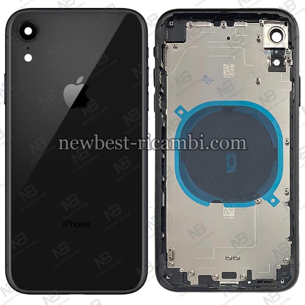 iphone xr back cover+frame black AAA