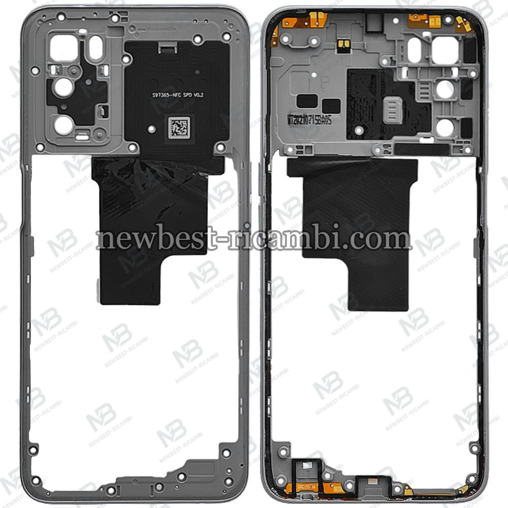 Oppo A16S (CPH2271) Frame B + Side Key Silver