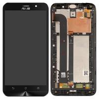 asus zenfone go 5.5" zb552kl x007d touch+lcd+frame black