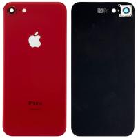 iPhone 8g back cover+camera glass red