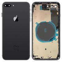 iphone 8 plus back cover with frame black original