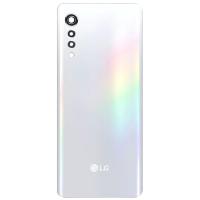 LG Velvet Back Cover+Camera Glass White original