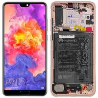 Huawei P20 Pro Touch+Lcd+Frame+Battery Gold Service Pack