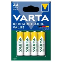 Varta Rechargeable Batteries  AA / LR06 2100mAH NiMH Set 4 Pcs In Blister