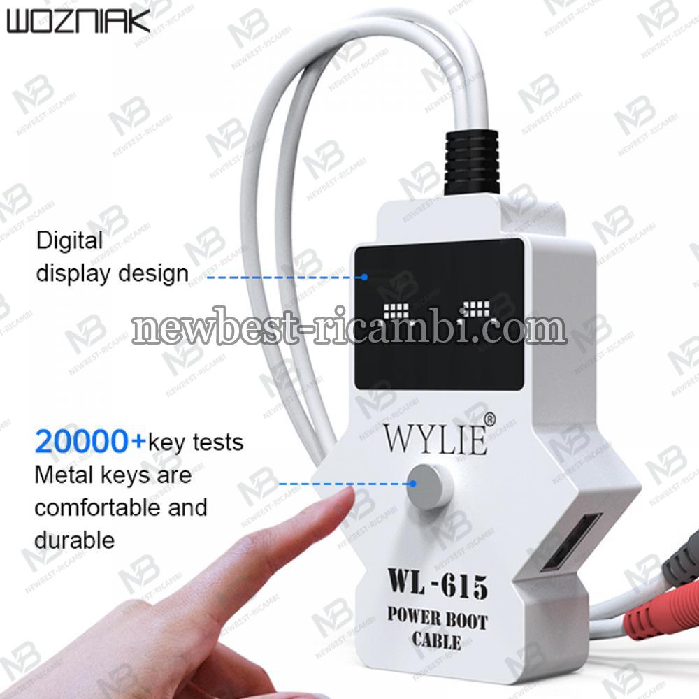 WYLIE WL-615 Boot DC Power Supply Test Cable for iPhone 6-13 Pro Max