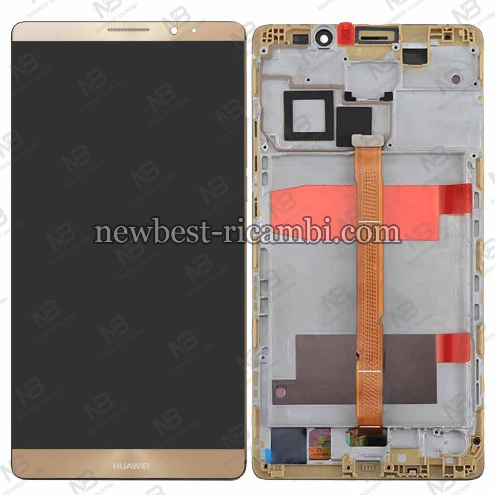 huawei mate 8 touch+lcd+frame gold