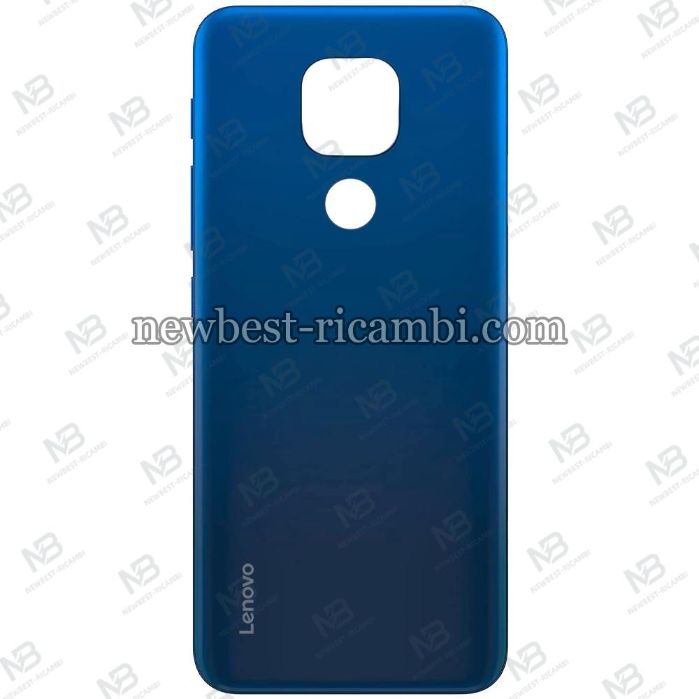 Motorola Moto E7 Plus XT2081 Back Cover+Volume Button Blue which LENOVO LOGO Original