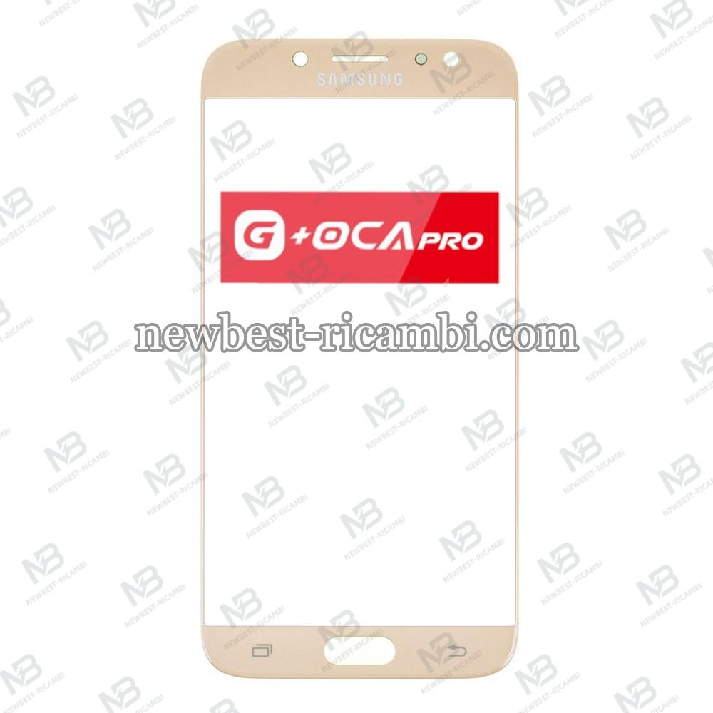 Samsung Galaxy J7 2017 J730f Glass+OCA Gold