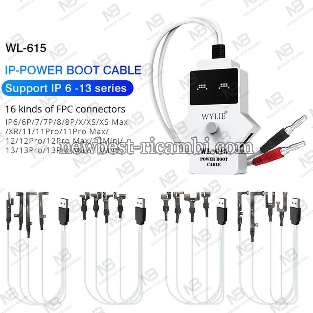 WYLIE WL-615 Boot DC Power Supply Test Cable for iPhone 6-13 Pro Max