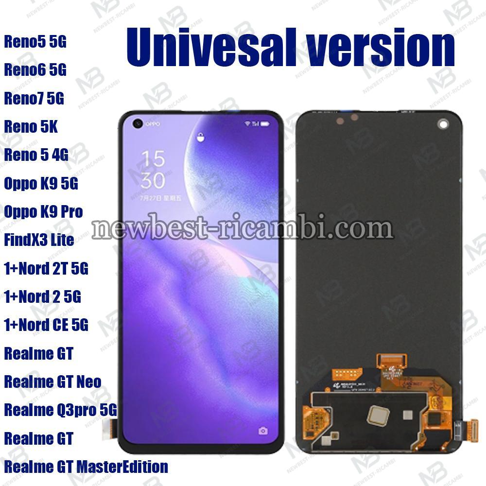 Oppo Reno 5-6-7 5G / Find X3 Lite / Realme Gt 5G / Realme Gt Master Edition /  One Plus Nord 2T 5G / Nord 2 5G / Nord Ce