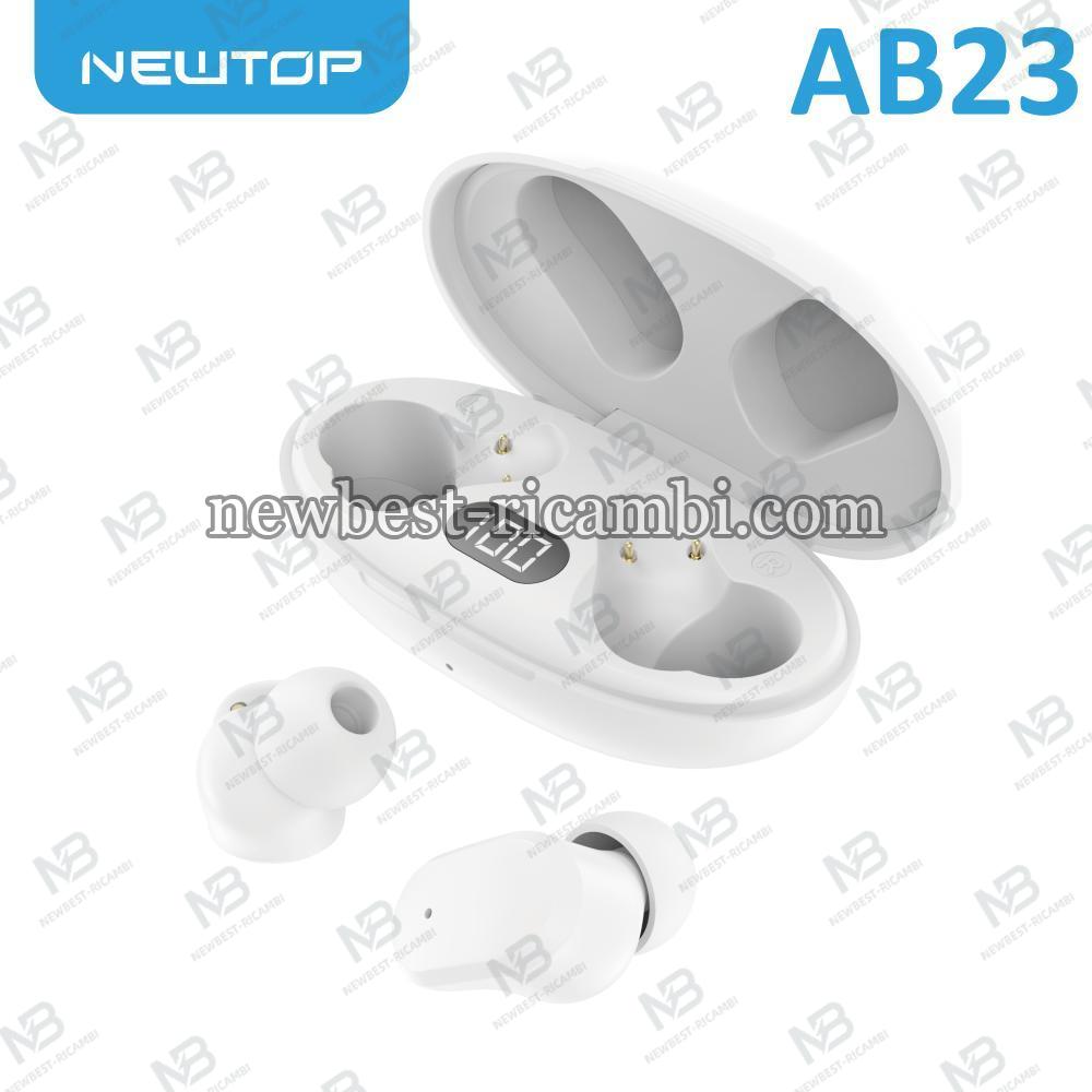 NEWTOP BASICS AB23 AURICOLARE WIRELESS 5.1 TN33 BIANCO
