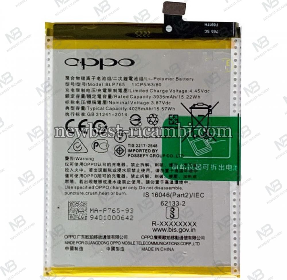 Oppo A91 (CPH2001 / CPH2021) BLP765 Battery