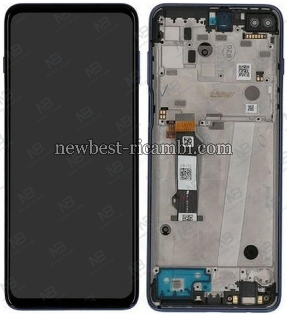 Motorola Moto G 5G Plus XT2075-3  Touch + Lcd + Frame  Black Original