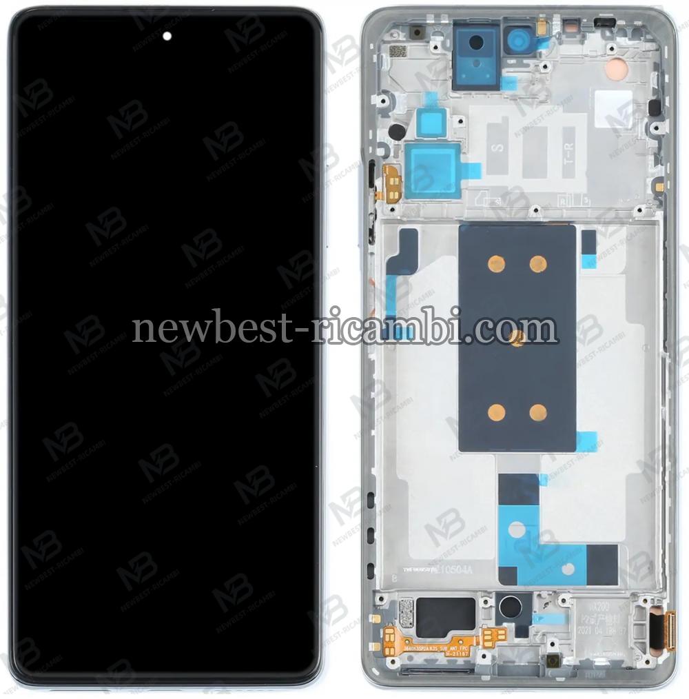 Xiaomi Mi 11T 5G / Mi 11T Pro 5G Touch+Lcd+Frame White Silver Original