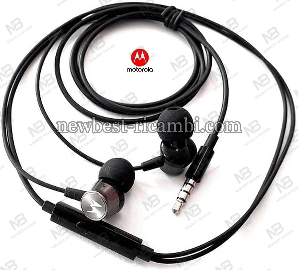 Motorola Handsfree With Microphone 3.5 mm Jack Black Original Bulk