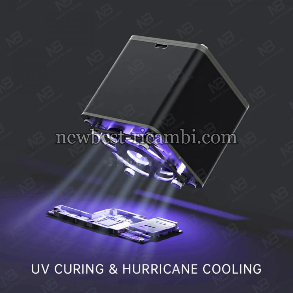 Wylie 2 in 1 UV Curing Lamp Cooling Fan Phone Pcb Repair Tool