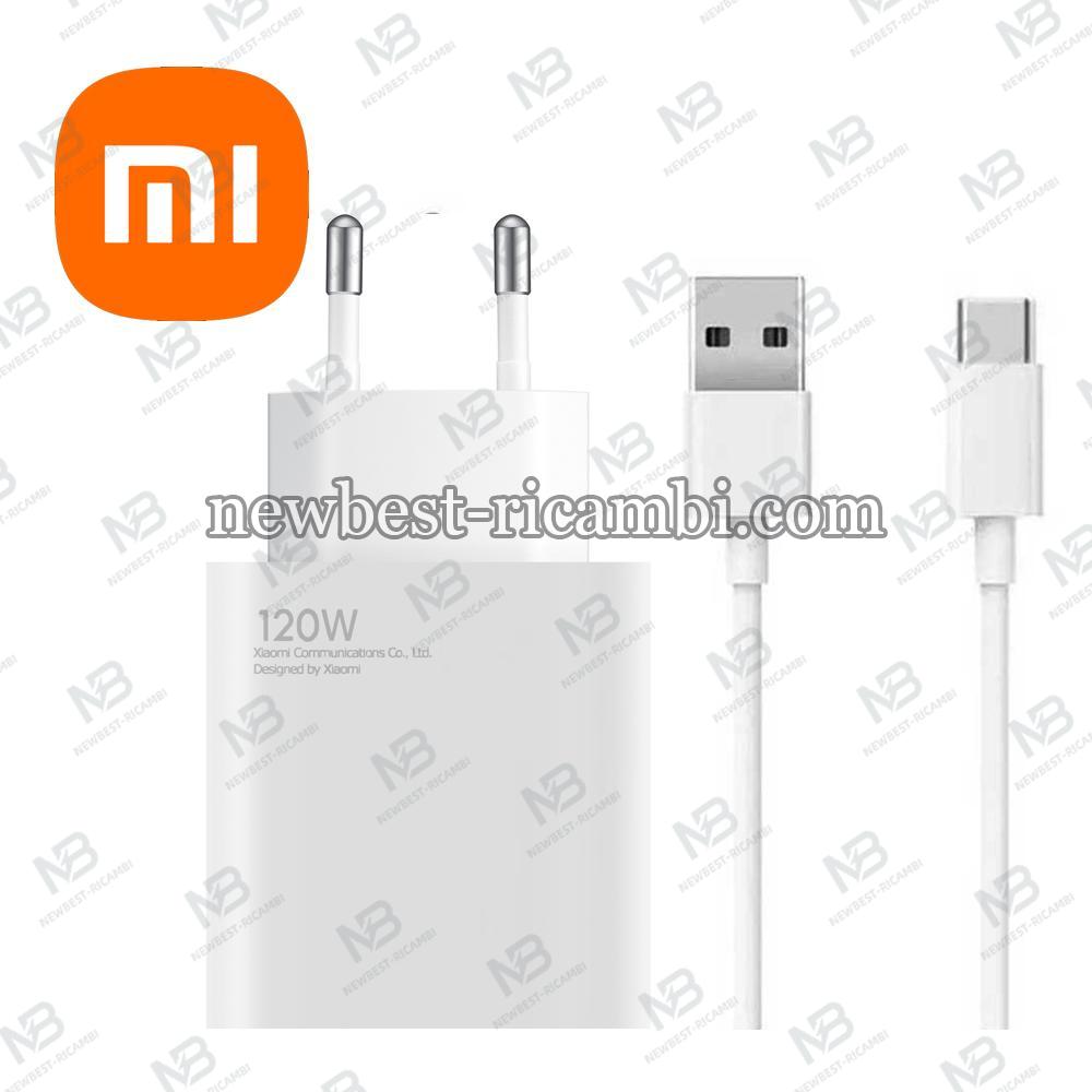 Wall Charger Xiaomi Combo 120W 6A 1 x USB-A With USB-C Cable White BHR9462EU In Blister