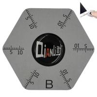 Qianli -Ultra thin Stainiless Steel Opening Tool with Scale (0.1MM)(Polygonal -B)