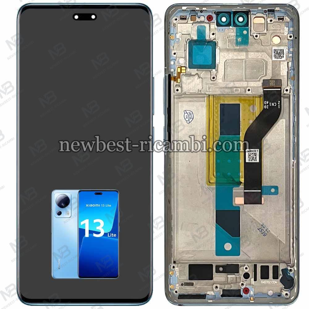 Xiaomi 13 Lite 5G Touch+Lcd+Frame Blue Original