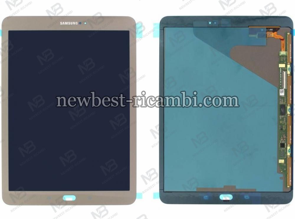 Samsung Galaxy Tab S2 9.7 T810 T813 T815 T819 Touch+Lcd Gold Change Glass