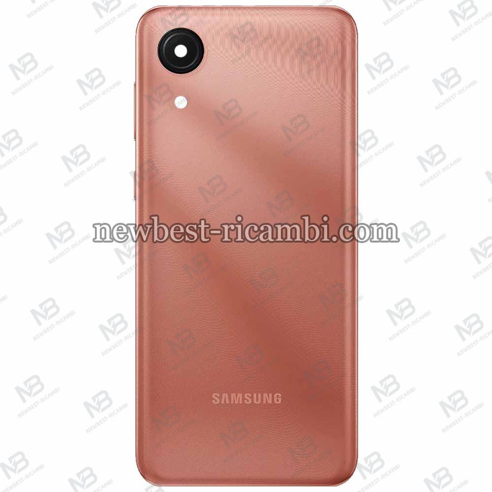 Samsung Galaxy A03 Core 2021 A032 Back Cover+Camera Glass+Side Button Bronze