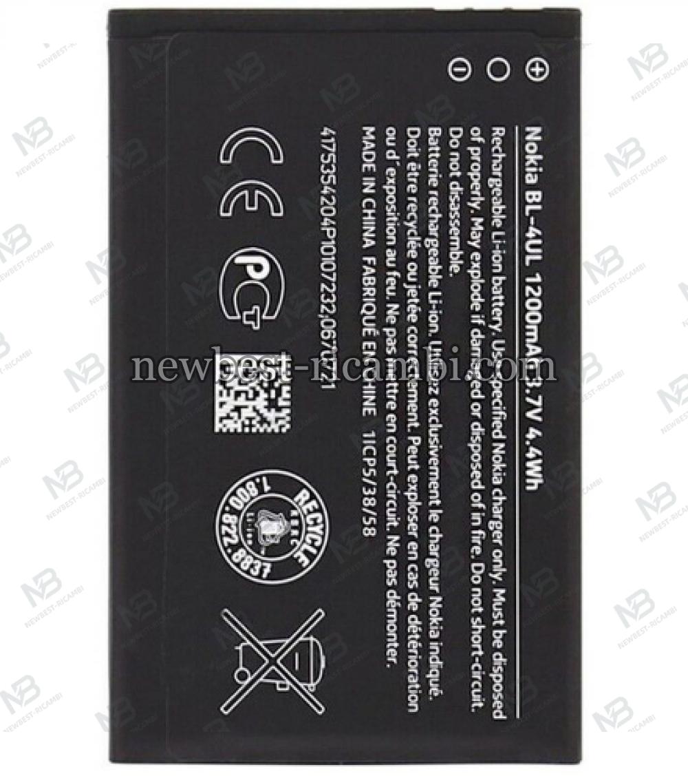 Nokia Batteria originale BL-4UL per 225 230 DUAL SIM 3310 Pila Ricambi New Bulk