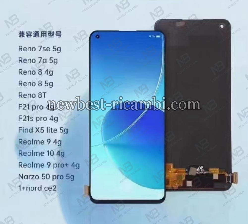 Oppo Reno 7se 5G / 7A 5G / 8 4G / 5G / 8T / F21 / 21S Pro 4g  / X5 Lite 5G / Realme 9 / 10 4G / 9 Pro+ 4G / Narzo 50 Pro