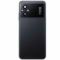 Xiaomi Poco M5 4G Back Cover+Camera Glass+Volume Button Black Original