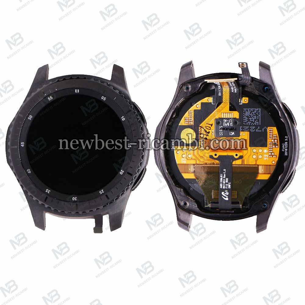 Samsung Galaxy Watch Gear S3 R760X Touch + Lcd + Frame Black Dissembled Grade AAA Original