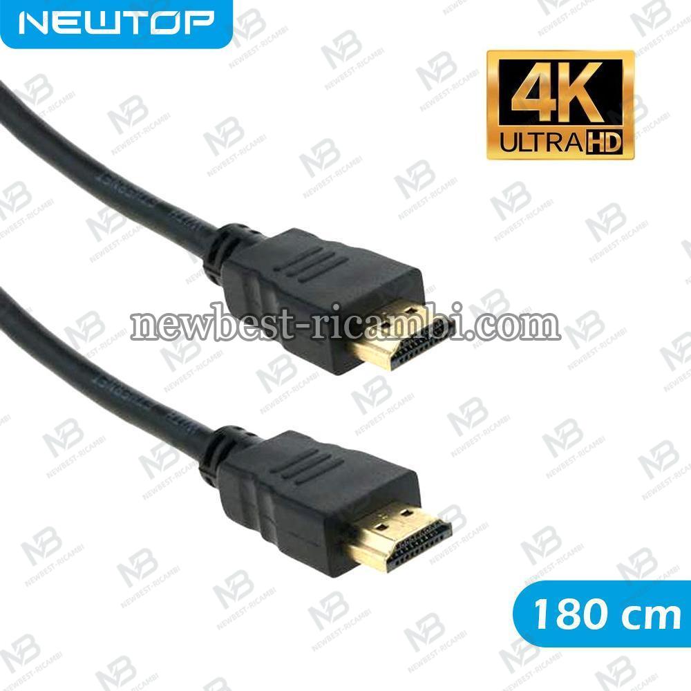 NEWTOP HM06 BIFROST18 CAVO HDMI 2.0B 1.8M M/M 4K CON ETHERNET