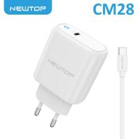 NEWTOP CM28 CARICATORE USB-C PD 20W CON CAVO TYPE-C/TYPE-C