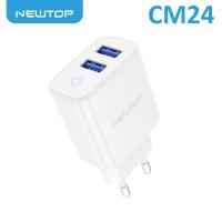 NEWTOP CM24 CARICATORE DA MURO SIMPLE 2 USB 2.1A