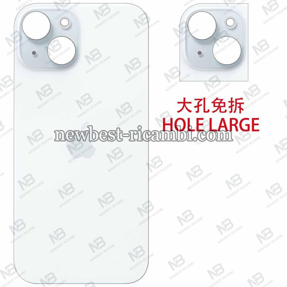 ​iPhone 15 Plus Back Cover Glass Hole Large Blue