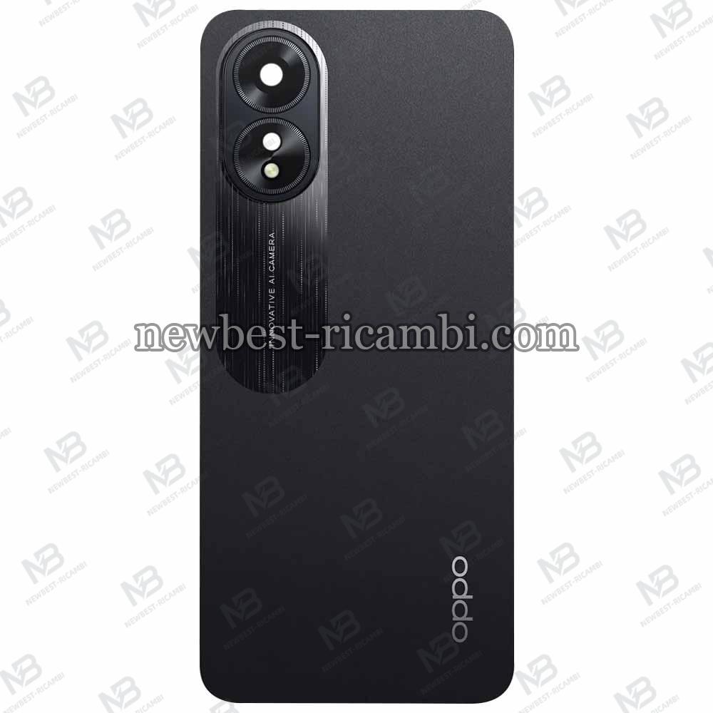 Oppo A38 (CPH2579) Back Cover + Camera Glass Black