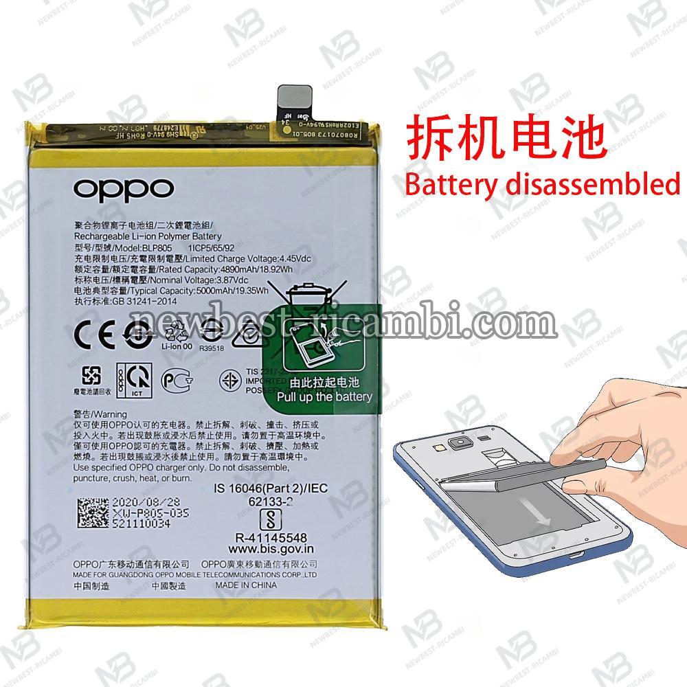 Oppo A11S / A16S / A53S / A54 5G / A55 5G / A74 5G / A93 5G BLP805 Battery Disassembled Grade A