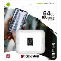 MicroSDXC Memory Card Kingston Canvas Select Plus 64Gb Class 10 / UHS-1 U1 SDCS2/64GBSP
