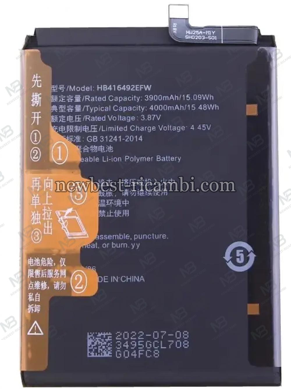Huawei Honor X30i TFY-AN00 / Honor X8 HB416492EFW Battery Original