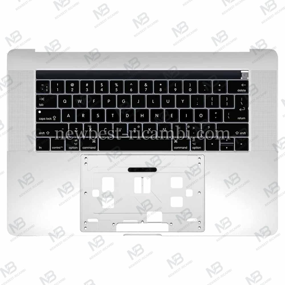 Macbook Pro 15" (2018) A1990 EMC3215 Keyboard+Frame Silver Grade B Europe Layout 100% Original
